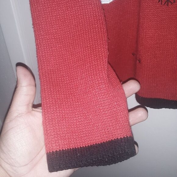 Croft & Barrow Red Christmas Cardigan Size Large - Picture 5 of 5